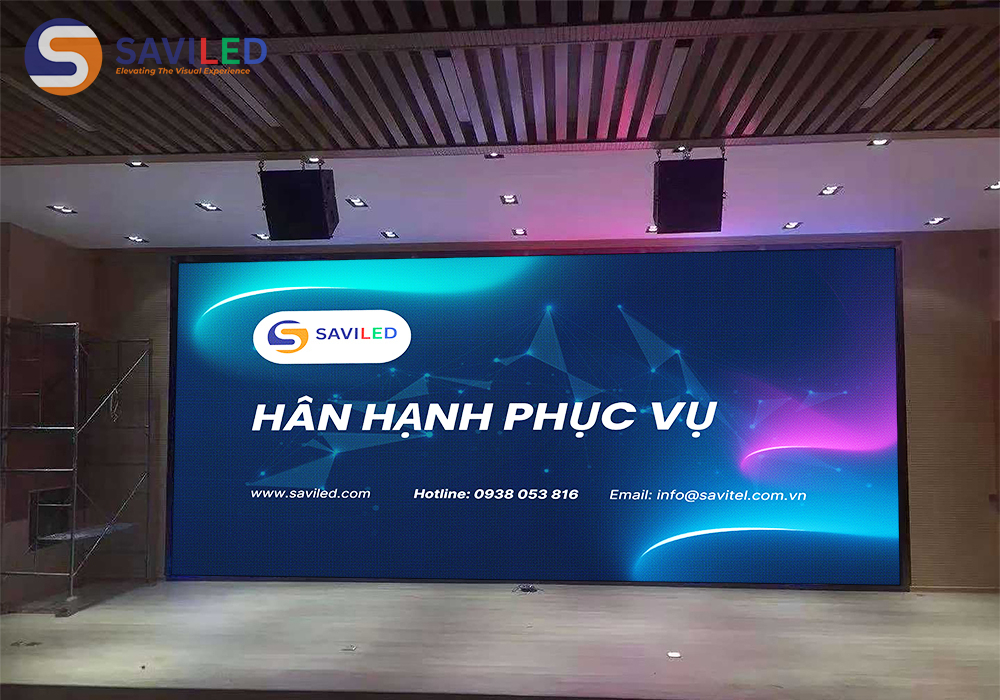 Màn hình LED do SAVILED cung cấp cho hội trường