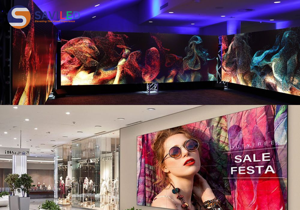 Màn hình LED gian hàng triển lãm do SAVILED lắp đặt