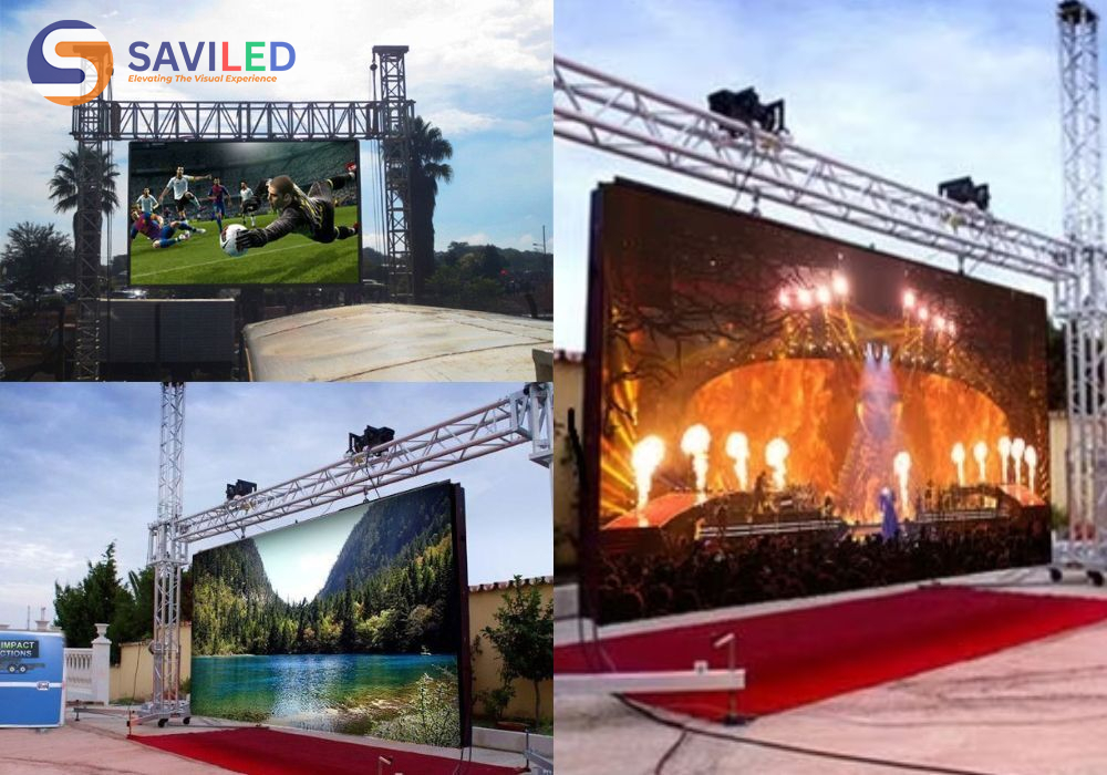 SAVILED lắp đặt màn hình LED cho sân khấu ngoài trời