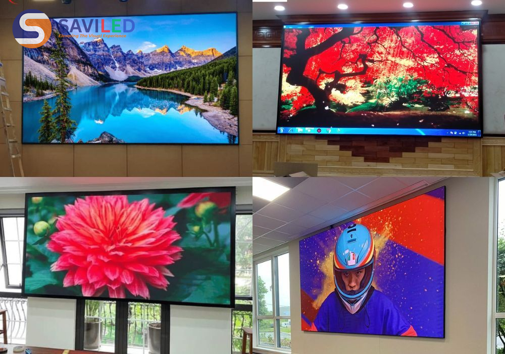 Màn hình LED 100, 200, 300 inch trong nhà do SAVILED cung cấp