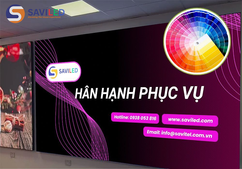 SAVILED cung cấp loại màn hình LED đầy đủ màu sắc