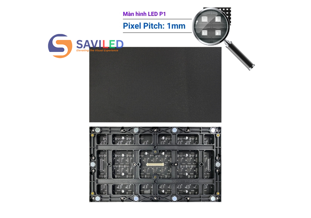 SAVILED cung cấp màn hình LED P1 trong nhà cho hình ảnh sắc nét