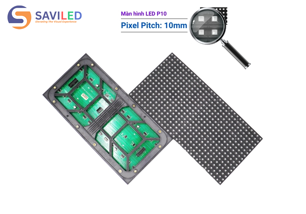 Màn hình LED P10 ngoài trời có độ bền cao do SAVILED cung cấp
