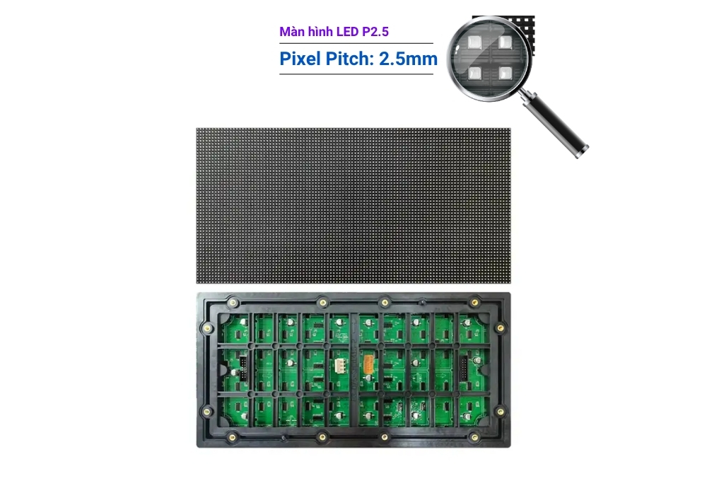Màn hình LED P2.5 ngoài trời do SAVILED cung cấp có độ sáng vượt trội