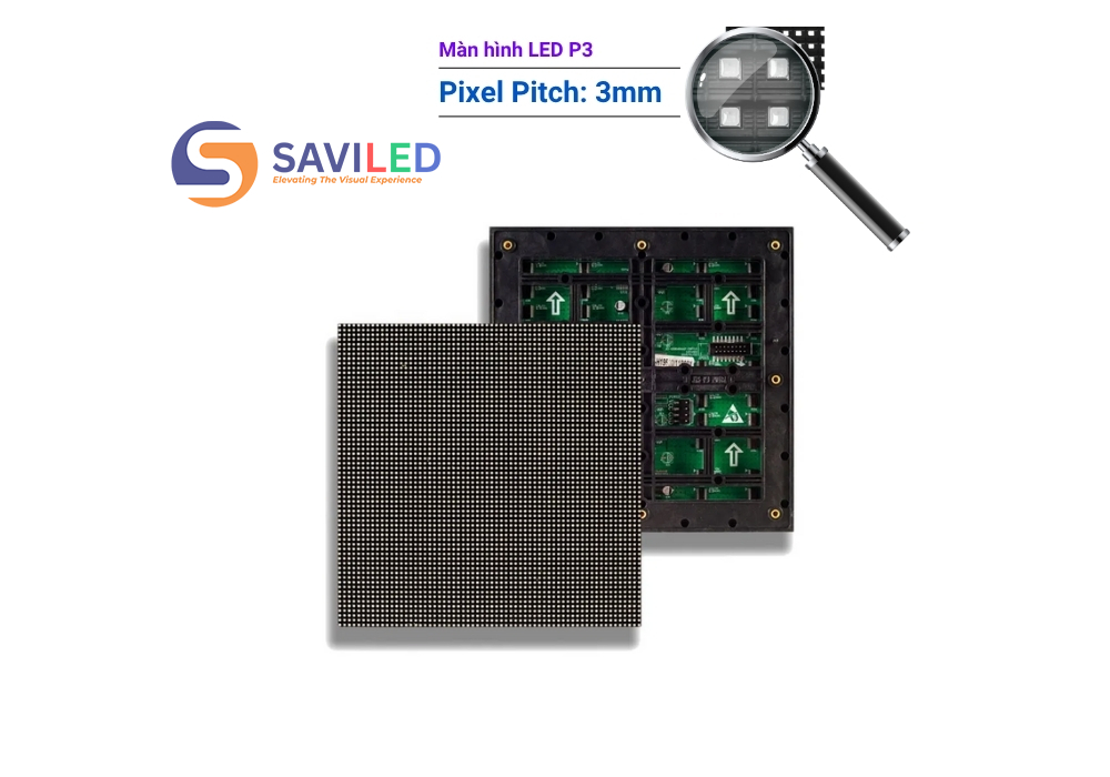 SAVILED lắp đặt màn hình LED P3 ngoài trời cho ra hình ảnh sắc nét