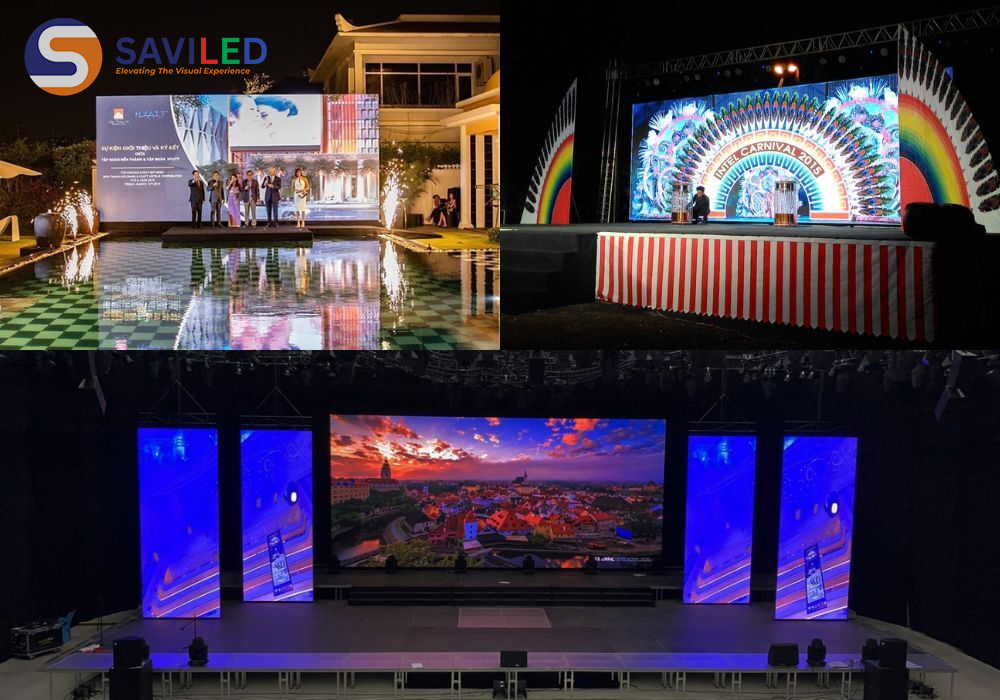Màn hình LED P5 ngoài trời tại các sự kiện do SAVILED cung cấp