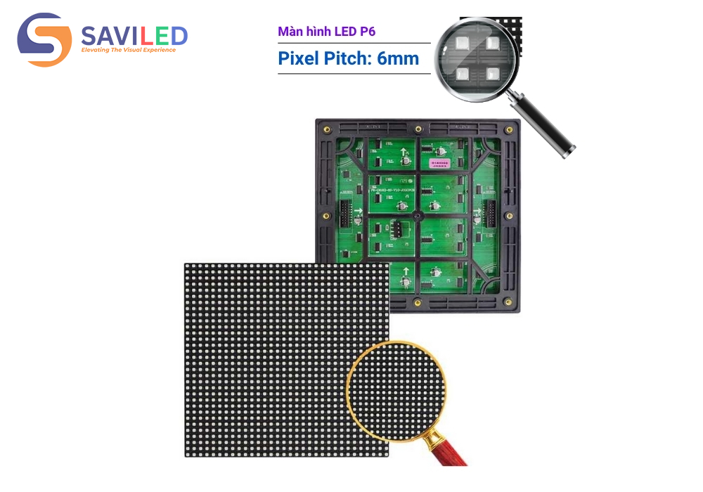 SAVILED cung cấp màn hình LED P6 ngoài trời chống thấm nước tốt