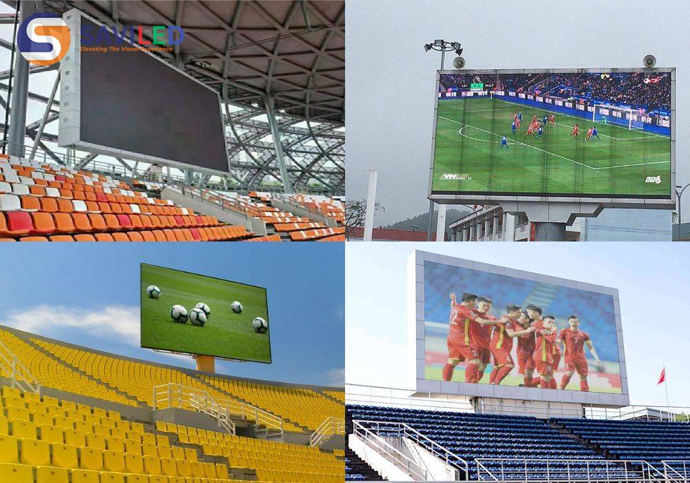 SAVILED cung cấp màn hình LED P7 ngoài trời tại sân đấu