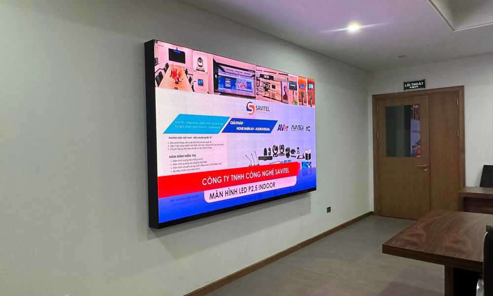 Các phòng học được SAVILED lắp đặt màn hình LED