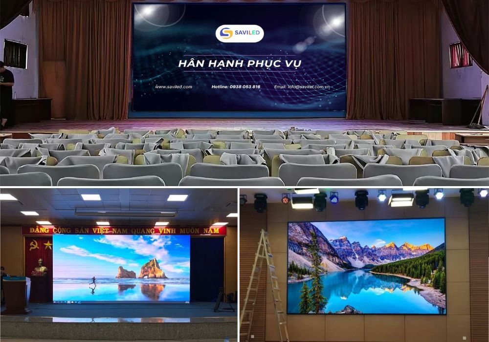 Các loại màn hình LED trường học được SAVILED lắp đặt
