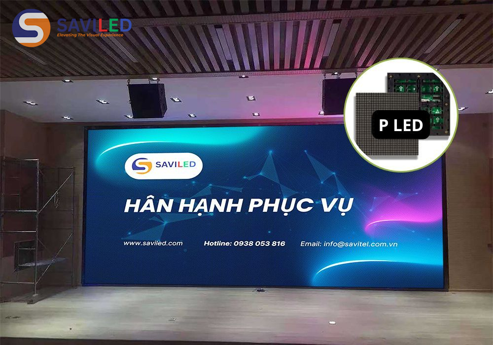 SAVILED cung cấp màn hình P LED cho hội trường