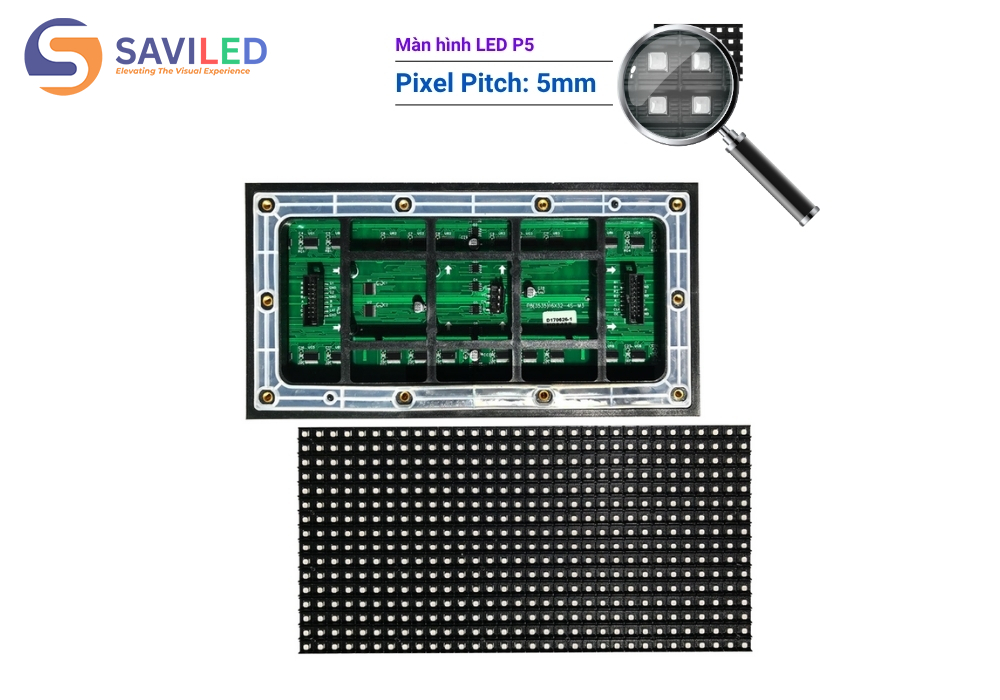 Màn hình LED P5 ngoài trời do SAVILED cung cấp