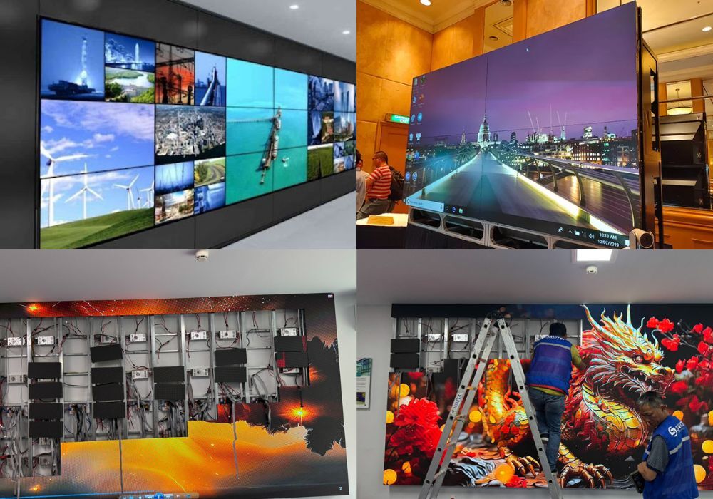Màn hình LED trong nhà được đội ngũ SAVILED xử lý lỗi