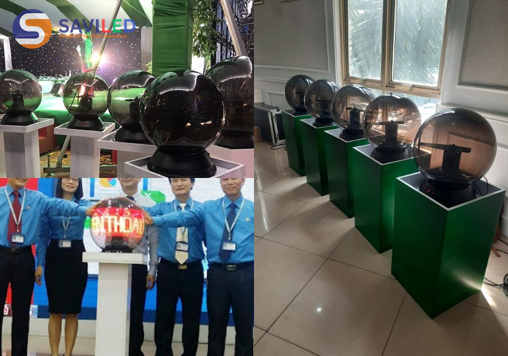 Quả cầu LED tại các sự kiện quan trọng do SAVILED cho thuê