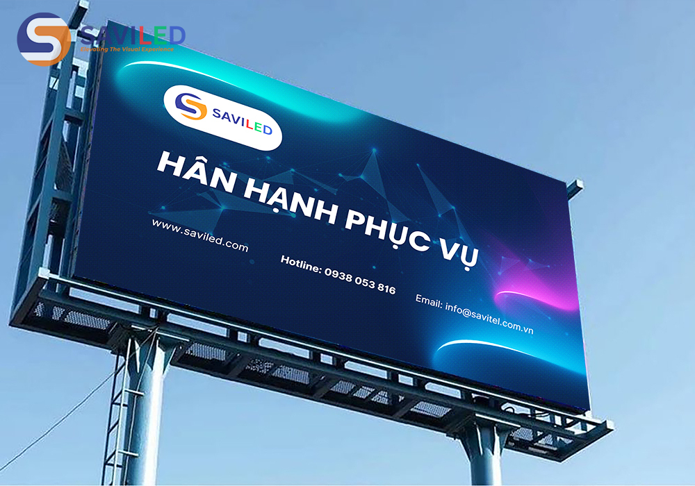 Màn hình LED ngoài trời do SAVILED cung cấp tại các billboard
