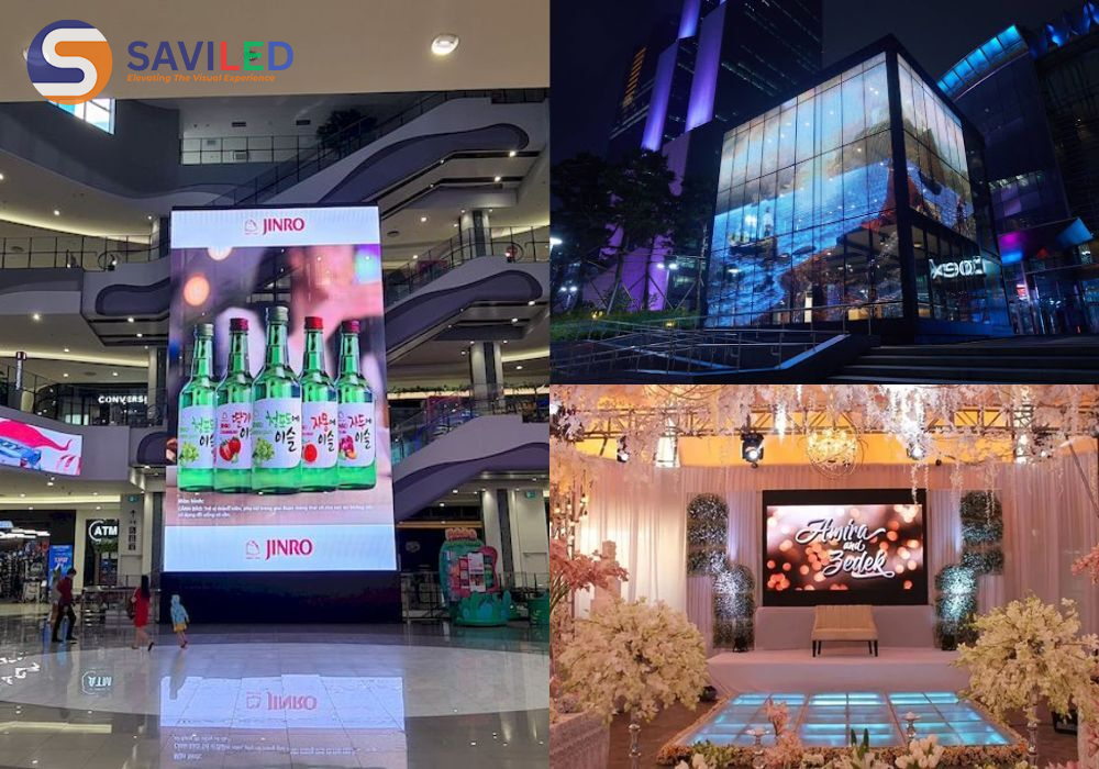 SAVILED cung cấp màn hình LED có đa dạng kích thước lớn nhỏ