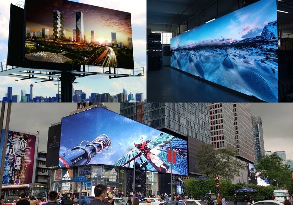 Màn hình LED cỡ lớn được SAVILED lắp đặt cho Billboard, Pano, triển lãm