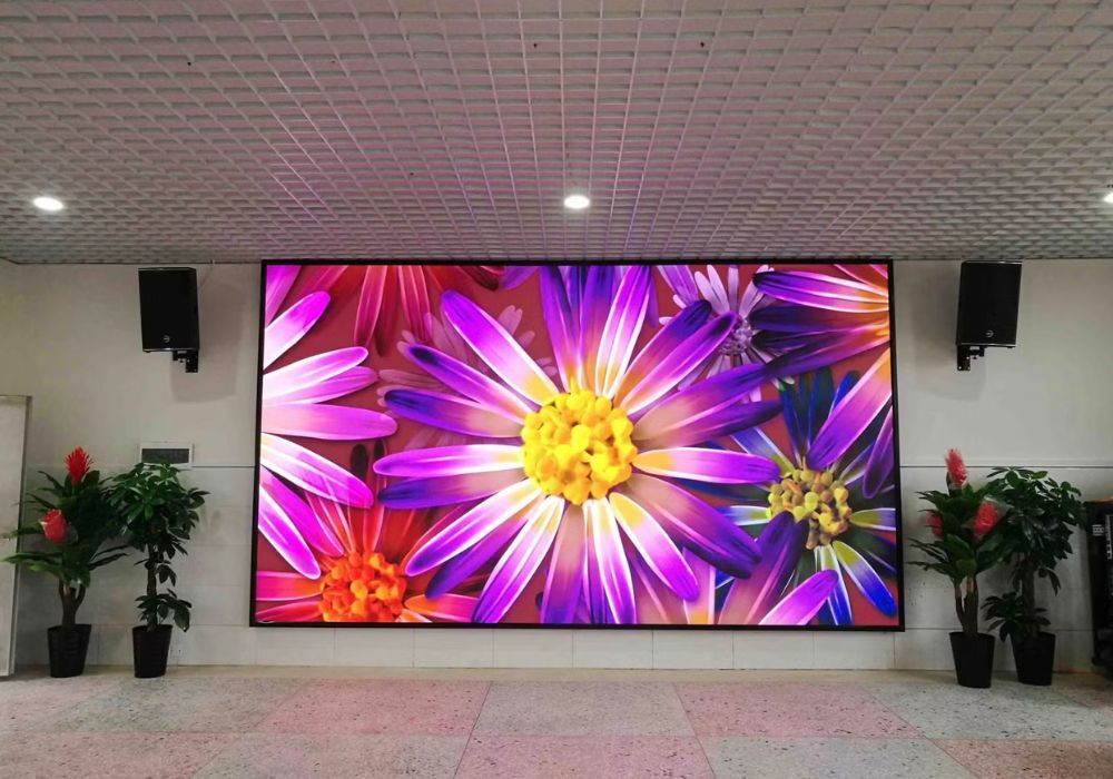 Màn hình LED cỡ lớn tại văn phòng công ty do SAVILED