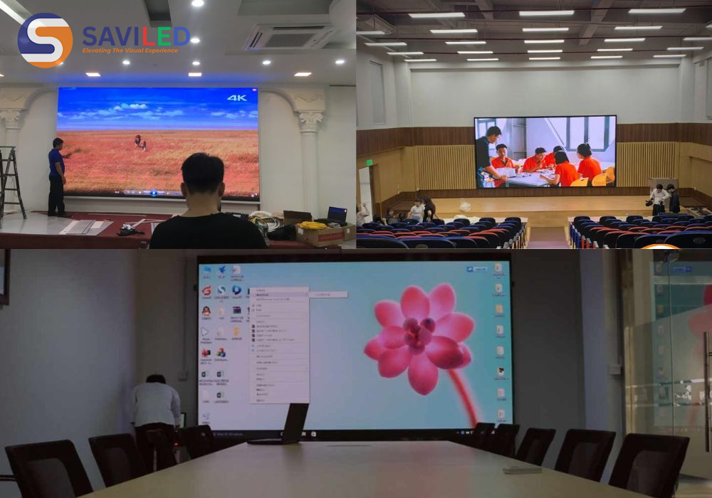 Màn hình LED cỡ nhỏ được SAVILED cung cấp cho hội trường