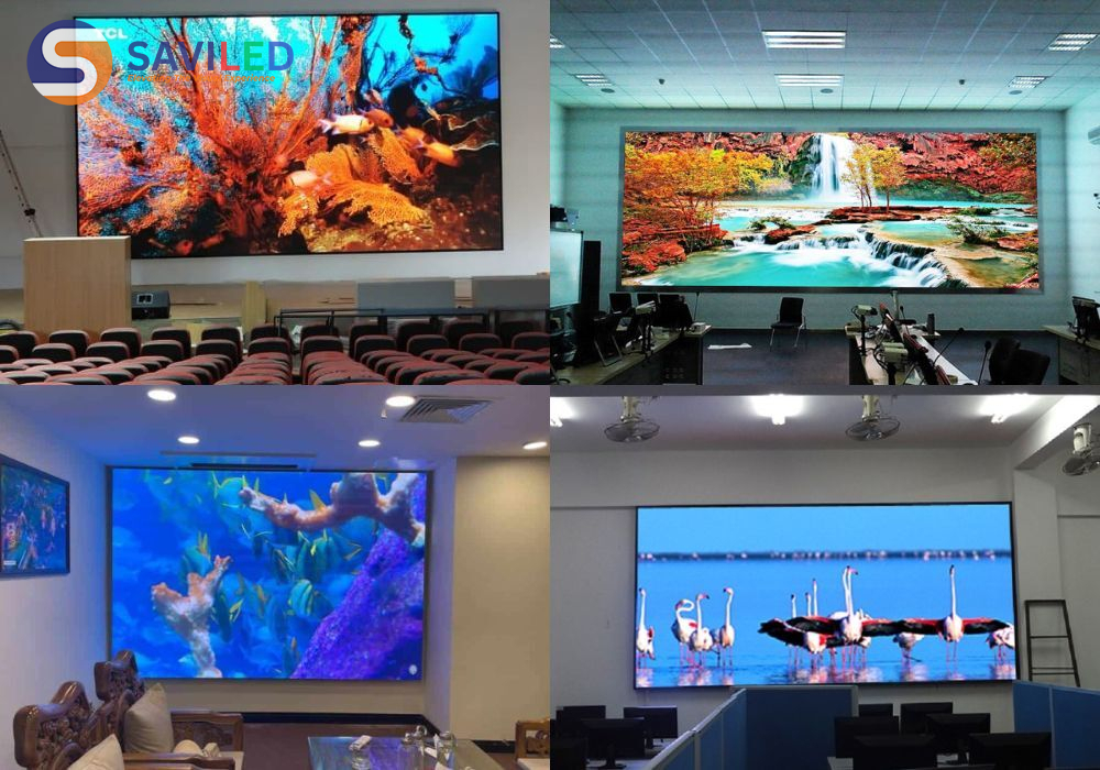 Màn hình LED phòng họp, phòng nghỉ do SAVILED lắp đặt