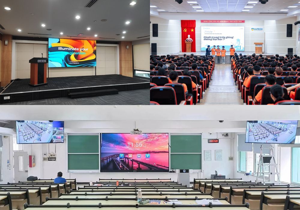 SAVILED cung cấp màn hình LED P2.5 trong nhà tại phòng học, giảng đường