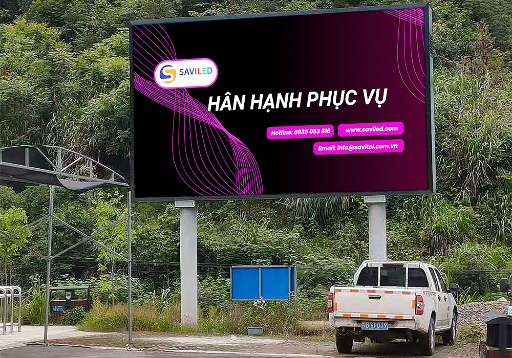 SAVILED lắp đặt màn hình LED quảng cáo cho các Billboard lớn