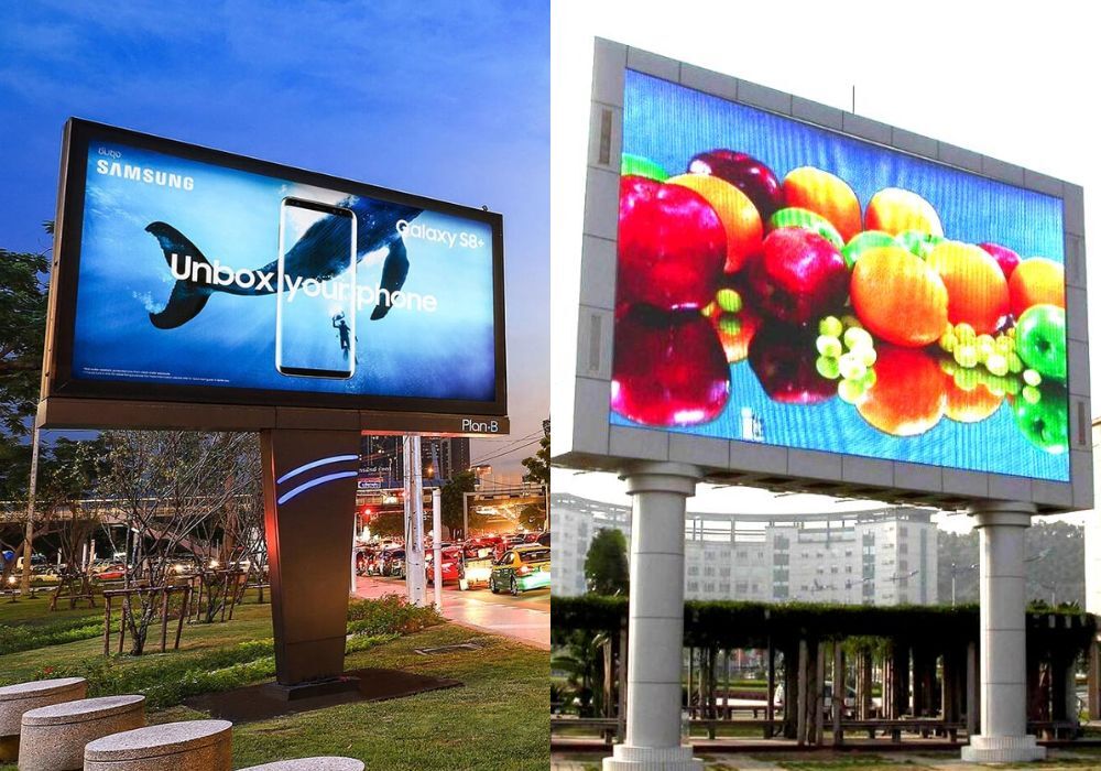Màn hình quảng cáo trên các Billboard ngoài trời do SAVILED lắp đặt