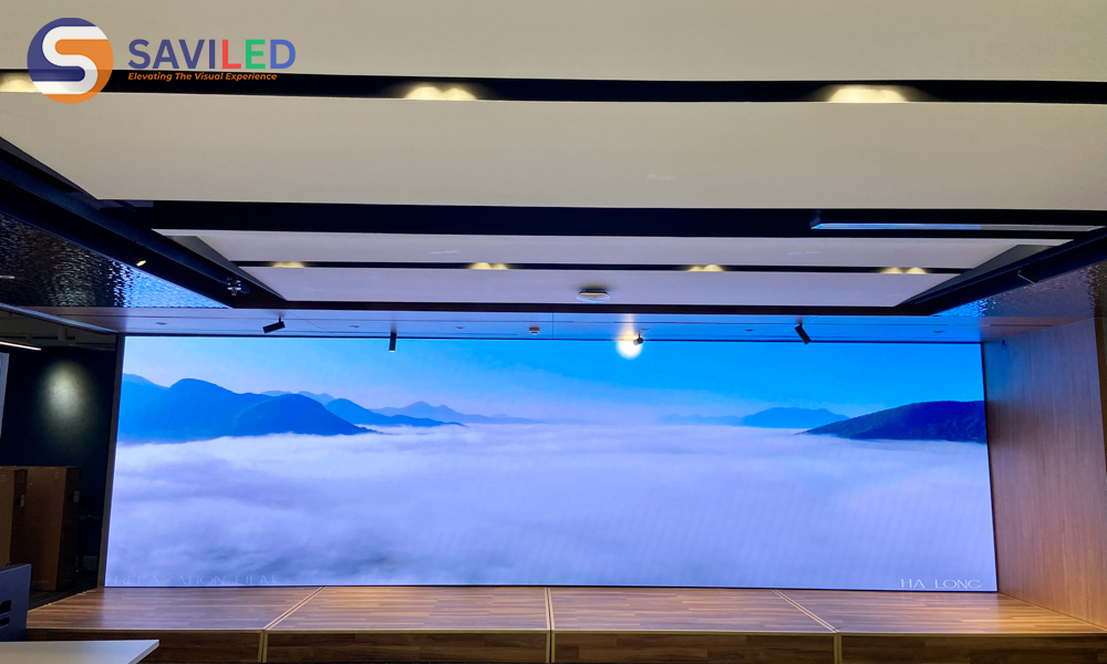 Màn hình LED P4 tại hội trường do SAVILED cho thuê