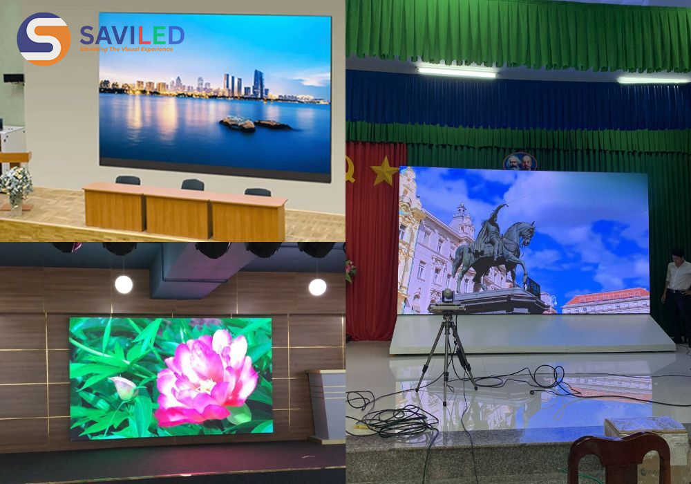 SAVILED cho thuê màn hình LED P5 trong nhà tại các hội trường
