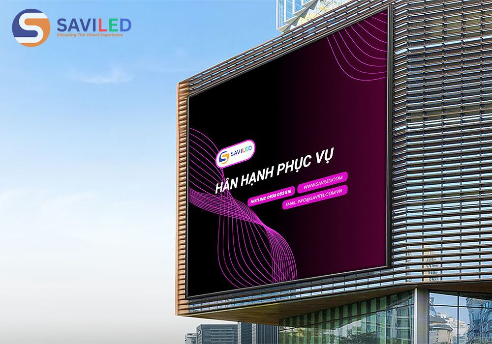 Màn hình LED P6 tại các pano quảng cáo do SAVILED cho thuê