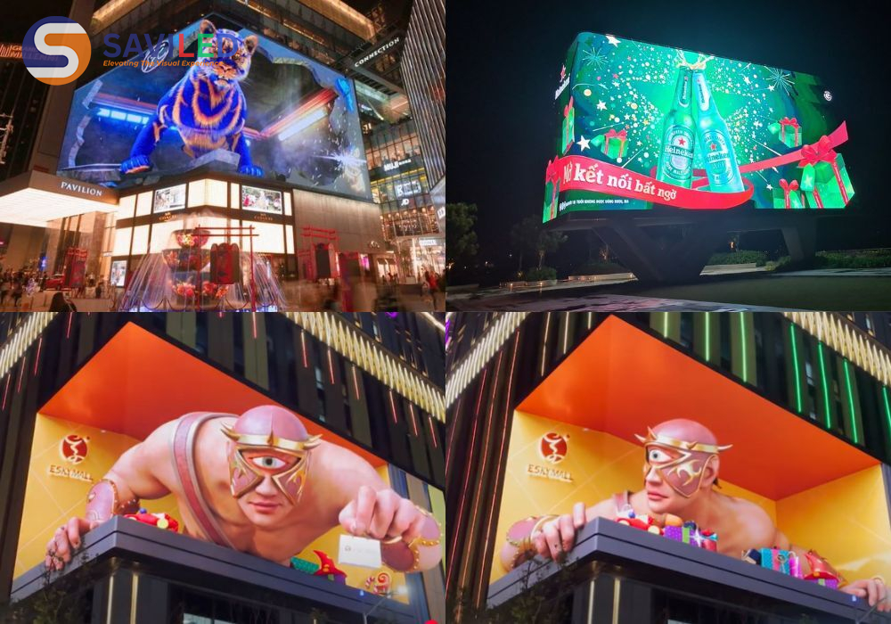 SAVILED cung cấp màn hình LED 3D hiển thị hình ảnh ba chiều bằng công nghệ đèn LED