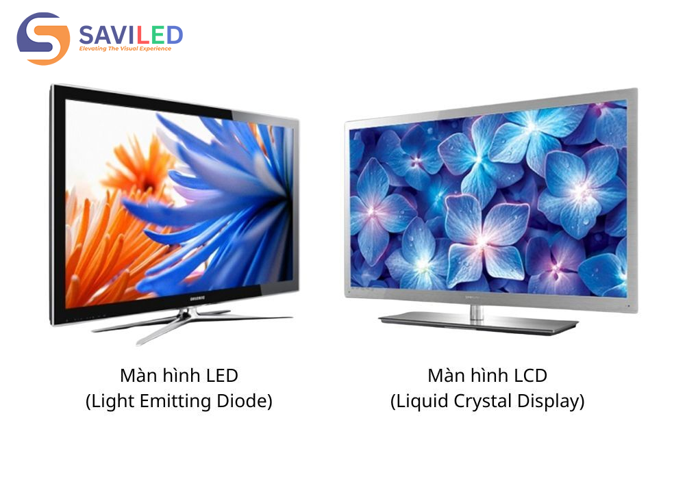 Hiện nay màn hình LED và màn hình LCD được sử dụng rộng rãi