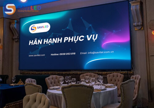 SAVILED cung cấp màn hình LED 1000 inch cho sân khấu trong nhà