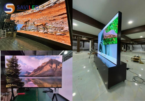 Màn hình LED cong, di động 1000 inch do SAVILED cung cấp