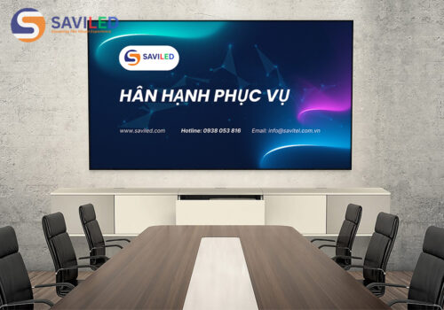 Màn hình LED 150 inch cho phòng họp do SAVILED cung cấp
