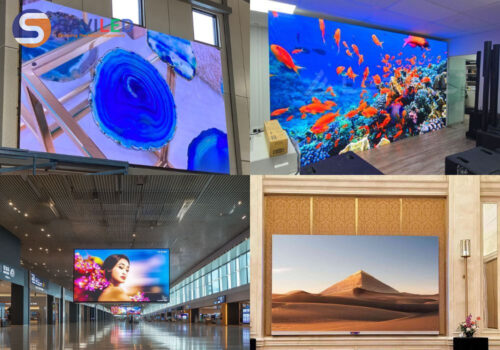 Một số màn hình LED 250 inch trong nhà do SAVILED cung cấp