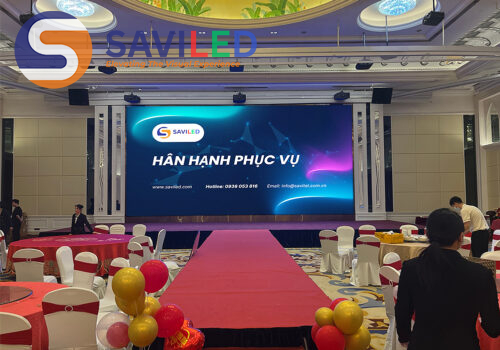 Màn hình LED hội trường hội nghị do SAVILED lắp đặt