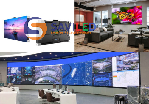 Màn hình LED P0.9 trong nhà phòng điều khiển, phòng chờ do SAVILED cung cấp
