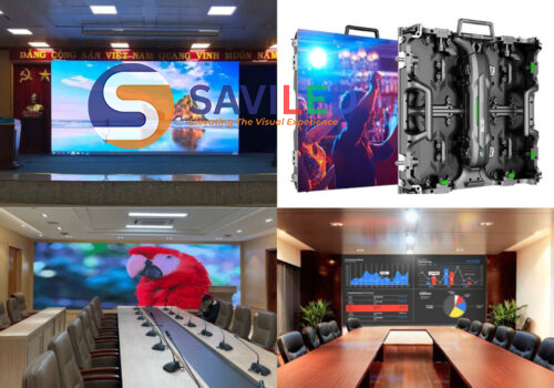 SAVILED lắp đặt màn hình LED P0.9 trong nhà cho hội trường, phòng hội nghị