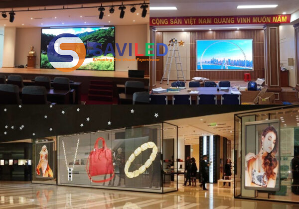 Màn hình LED P1 trong nhà của gian hàng, hội nghị do SAVILED cung cấp