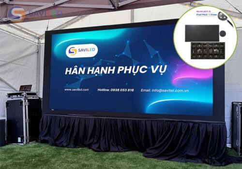 SAVILED cung cấp màn hình LED P1.25 trong nhà cho đám cưới