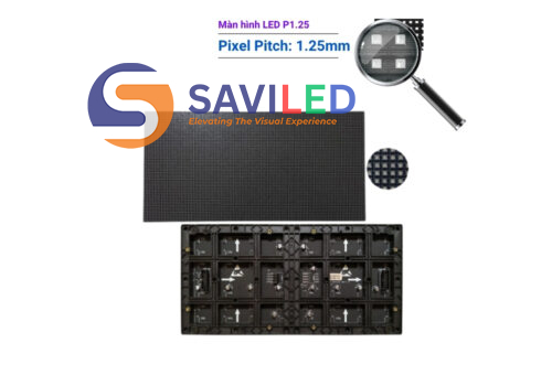 Màn hình LED P1.25 trong nhà do SAVILED cung cấp có độ sắc nét cao, góc nhìn rộng