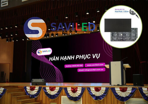 SAVILED cung cấp màn hình LED P1.53 trong nhà cho giảng đường đại học