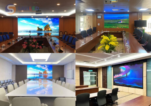 Màn hình LED P1.6 trong nhà tại phòng họp các tập đoàn lớn do SAVILED cung cấp