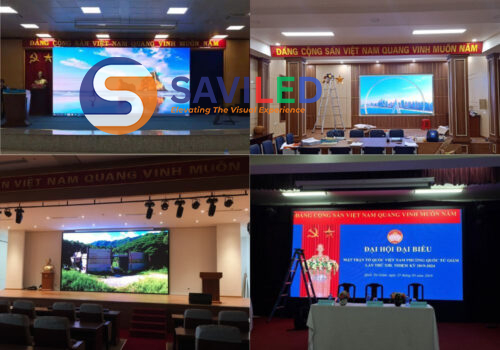 SAVILED cung cấp màn hình LED P2 trong nhà cho hội trường tổ chức hội nghị