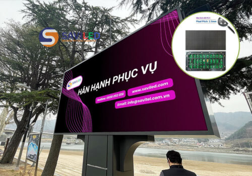 Màn hình LED P2.5 ngoài trời do SAVILED cung cấp