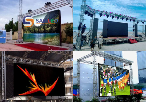Màn hình LED P2.5 ngoài trời tại các sự kiện do SAVILED lắp đặt