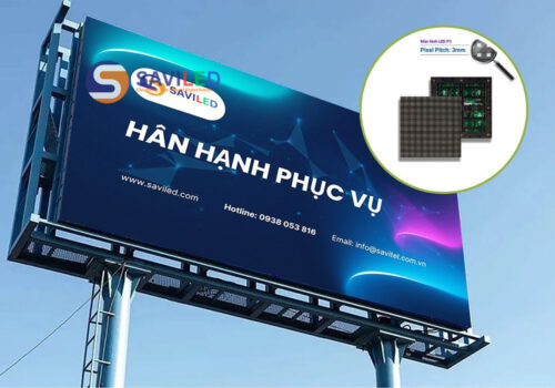 Màn hình LED P3 quảng ngoài trời do SAVILED lắp đặt