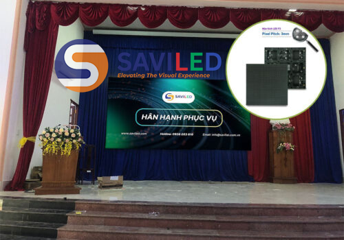 Màn hình LED P3 trong nhà tại hội trường do SAVILED cung cấp