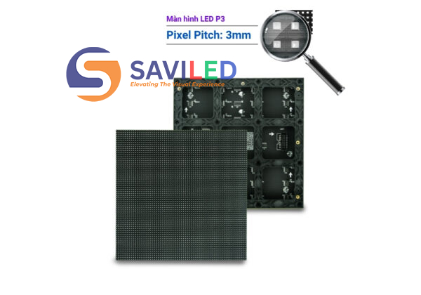 SAVILED lắp đặt màn hình LED P3 trong nhà có độ tương phản cao